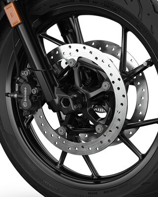 We see the black rim.