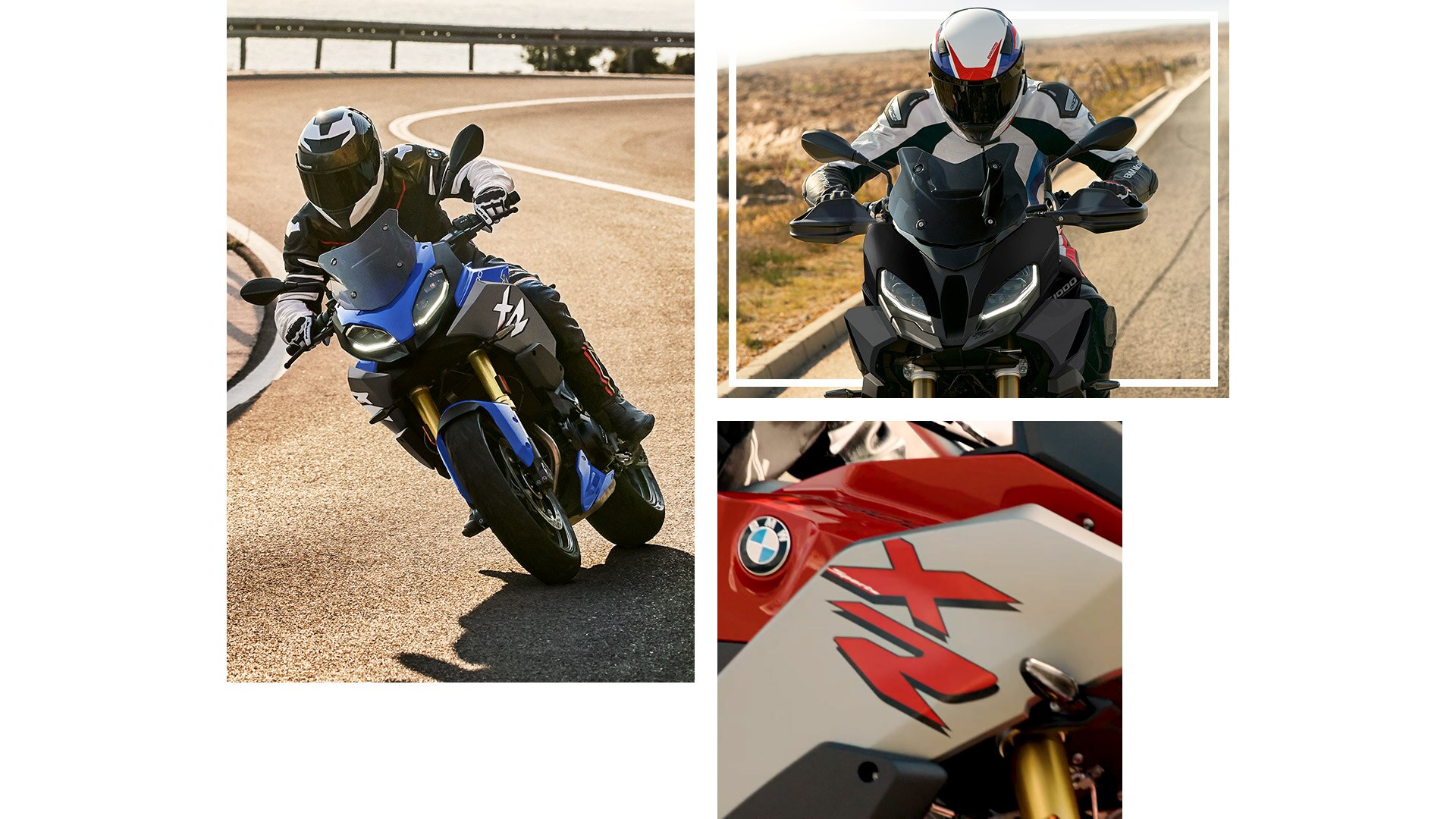 Collage of BMW Motorrad XR models.