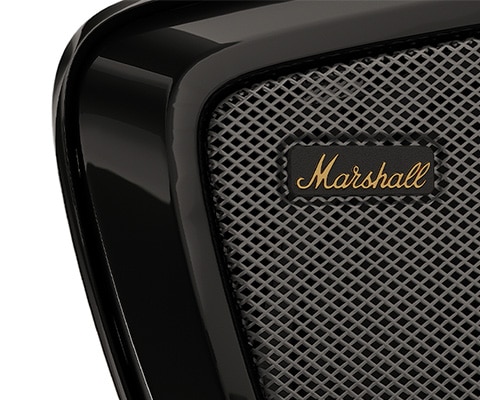 Installed Marshall speakers.