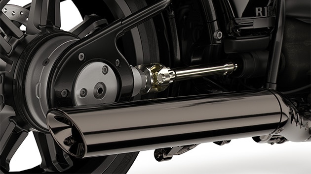 The open Cardan shaft and double-cradle frame